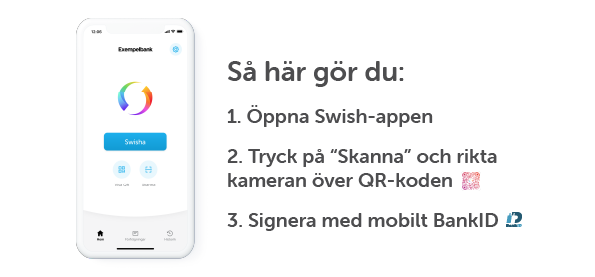 Swish QR Instructions